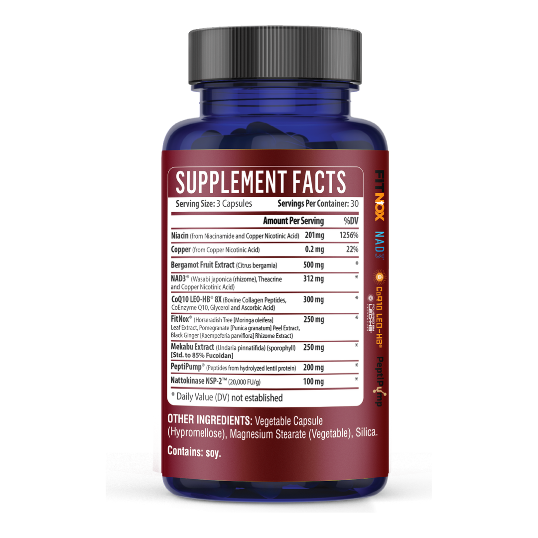 Healthgevity Cardio NAD+ - 90 capsules product details 2