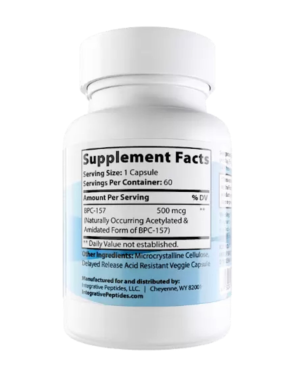 Integrative Peptides BPC-157 Pure 500mcg (Immediate Release) - 60 Capsules product details 2