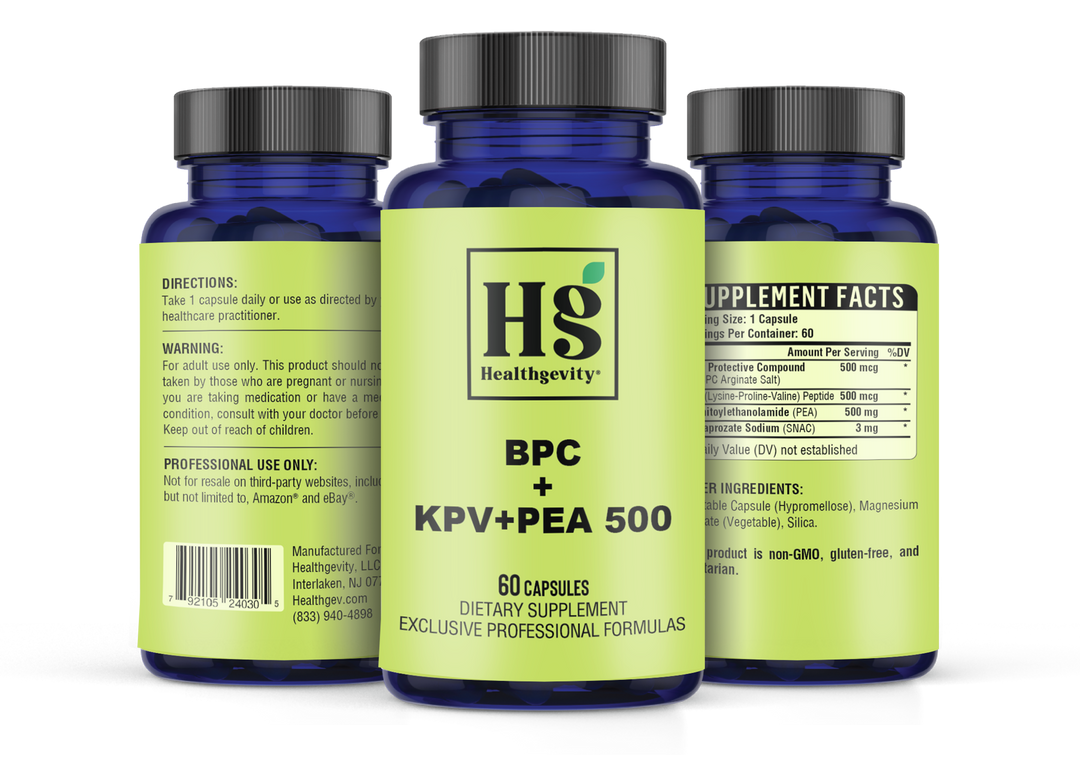 Healthgevity BPC+KPV+PEA 500 - 60 Capsules product details 3